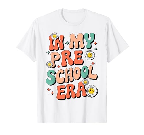 In meiner Vorschulzeit Retro Cute Groovy Pre K Zurück zur Schule T-Shirt