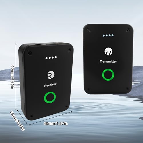 CISSIYOG In-Ear Monitoring Kopfhörer, Kabelloses 2.4G Stereo Mono/Stereo IEM-System, Wireless In-Ear Monitor System Earphone mit Sender & Empfänger für Studio Live-Auftritt und Bandproben