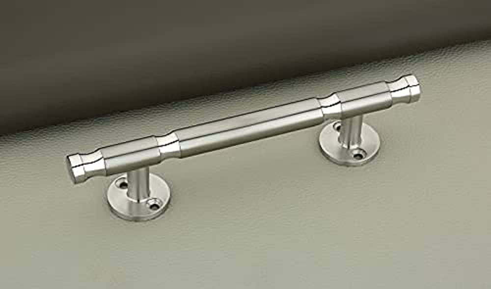 Nixnine Stainless Steel Round Main Door Handle/Bathroom Handle/Door Handle Pull, for Cabinet, Drawer, Kitchen, Cupboard, Door, Chrome Finish (8 Inch) Pack of 1, (B093Y4W2TG) Amazon Price History, Amazon Price Tracker