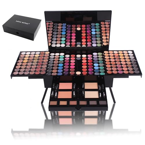 180 Colores de Maquillaje Set completo con paleta de sombras y polvos para mujer