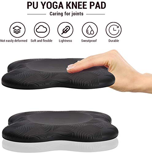 Image of Yoga Knee Pad Cushion Extra Thick for Knees Elbows Wrist Hands Head Foam Yoga Pilates Work Out Kneeling pad