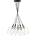 Quoizel JUN2607EK June Industrial Pendant Ceiling Lighting, 7-Light, 420 Watts, Earth Black (13"H x 25"W)