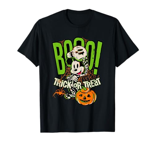 Mickey Mouse Halloween Booo Trick Or Treat T-Shirt