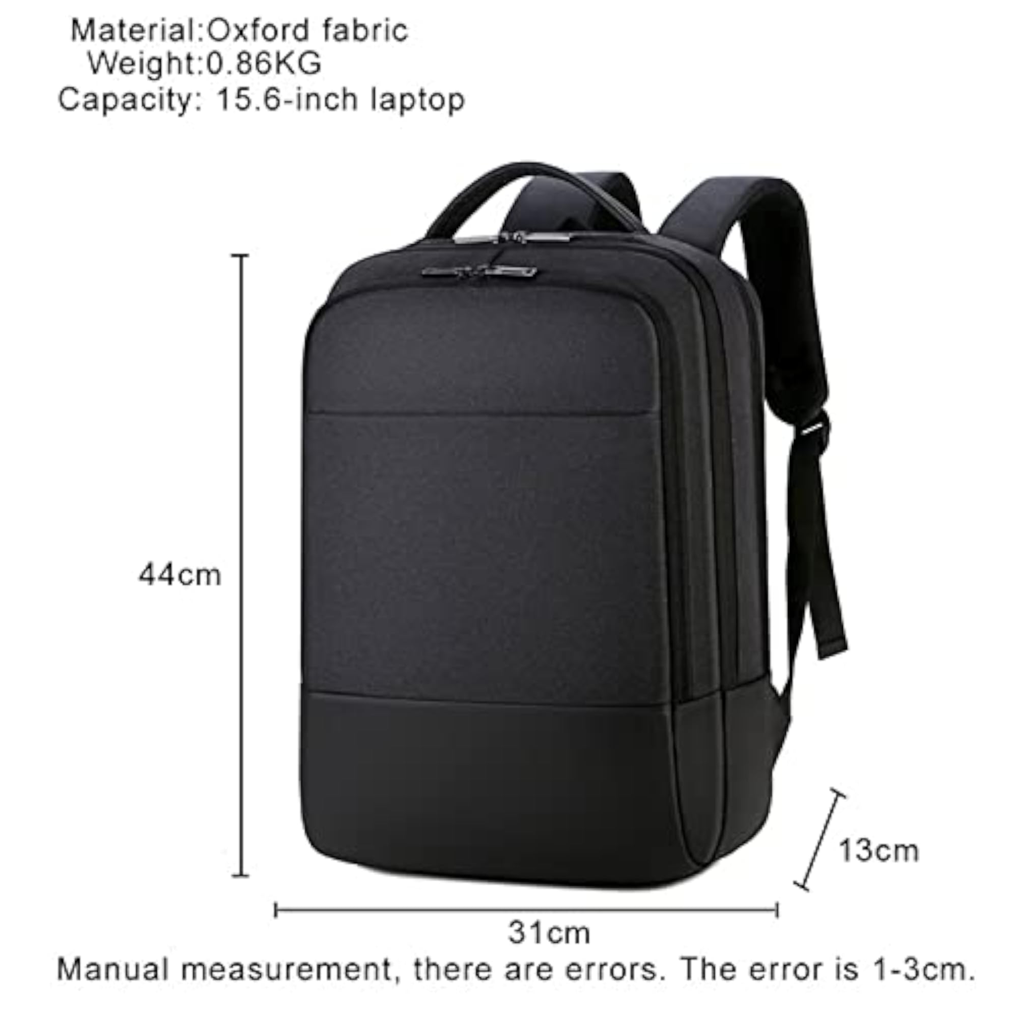 Men's Waterproof Large Capacity Travel Backpack with USB Charging