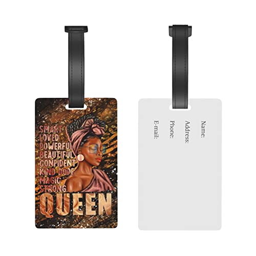 Image of Travel Suitcase Protector African American Girl Elastic Protective Washable Luggage Cover With Concealed Zipper Suitable For 18-32 Inch, Color-5, M (for 22--24 inch luggage)
