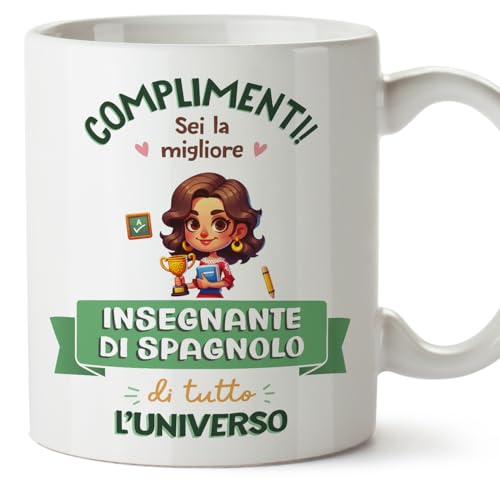 Mugffins Tazza in ceramica per INSEGNANTE DI SPAGNOLO donna 11