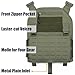 DEYACE Tactical Quick Release Vest for Men, Fully Adjustable Plate Carriers Vest with Breathable 3D Mesh Liner