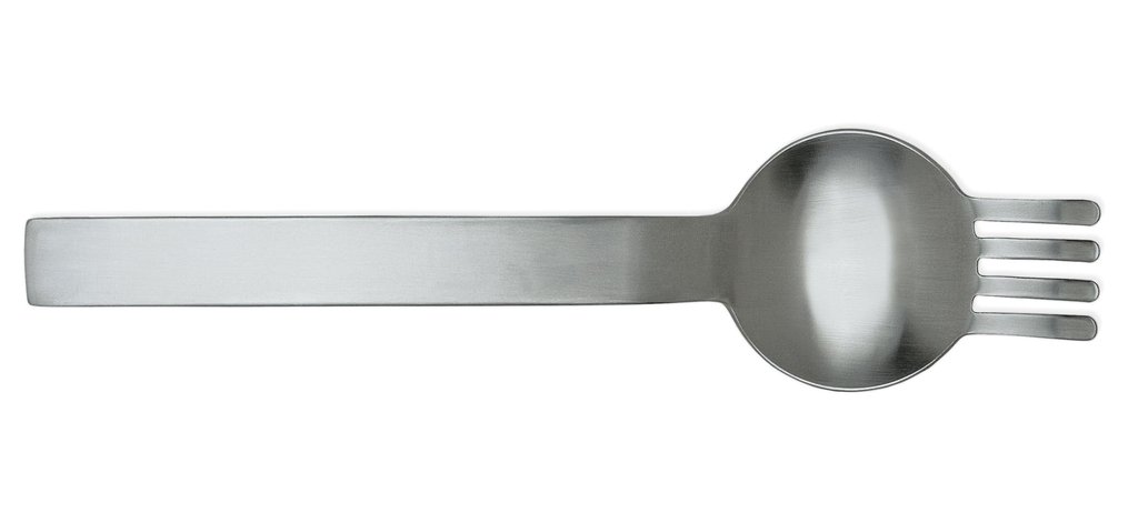 MOMA – Museo de Arte Moderno acero inoxidable Ramen cuchara/tenedor