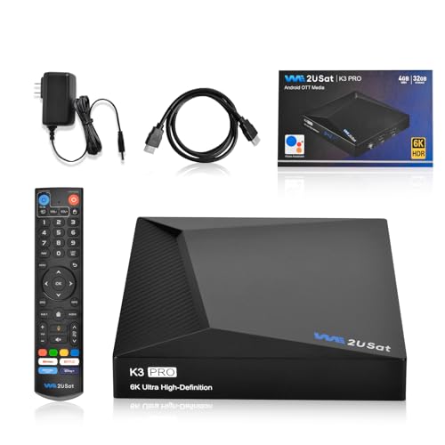 2025 New Super K3 pro 6K HDR Streaming Player, 4GB RAM 32GB Storage, WiFi 6 Gigabit Ethernet, 4K@60fps HDMI 2.0, HDR10/DTS