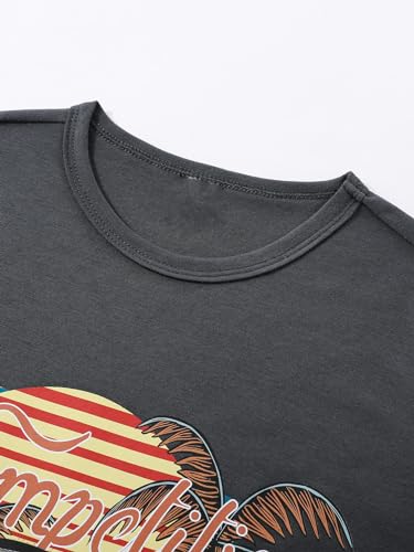 WDIRARA Girl's Car Letter Print Round Neck Short Sleeve T Shirt Tee Graphic Top3