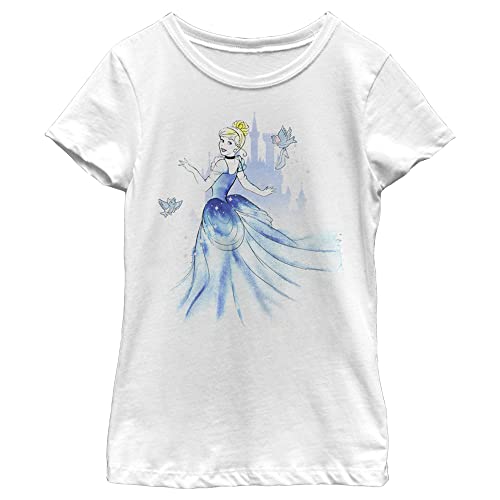 Disney Girl's Cinderella Washy T-Shirt - Main Image