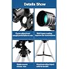 Telescope for Kids & Beginner Astronomers - 70mm Aperture Astronomical Refractor Telescope for Adults - Multi-Coated High Transmission Coatings with Mount Tripod Phone Adapter