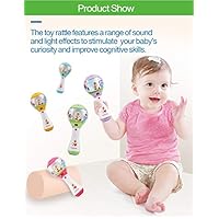 Buy Toyshine Rattle Stick with Colorful Soft Light, Sound, Assorted ...