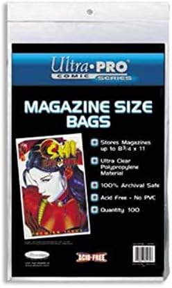 Ultra Pro Magazine Size Bags 100 Acid Free Bags image 2