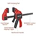 GETLITOOL Bar Clamps 6 & 12 Inch, 4 PCS 165lbs Quick Release Woodworking Clamps, 2-in-1 Ratchet Clamp/Spreader, One-Handed Operation for DIY, Woodworking, Cabinetry & Home Repairs, Tools for Men
