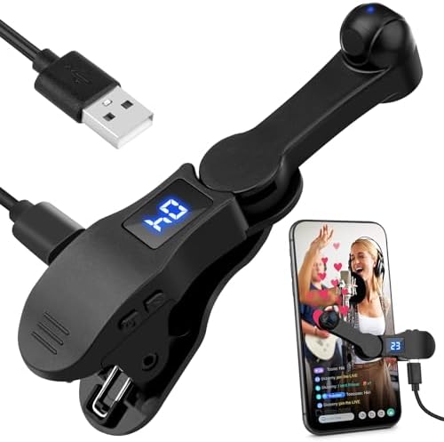 Auto Clicker for Smart Phone, Phone Screen Tapper 107-Speed for Tiktok, iPhone iPad Apps, Fast Click Simulation Finger Continuous Click for Game, Live Broadcasts Likes, Lightning Deal, Reward Task (Black)