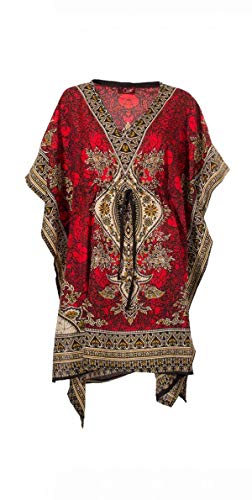 Kaftan Kurzer Orientalischer Stil Tunika Boubou Afrikanisches Kleid Kurse Sommer Kaftan Djellaba Damen Boheme Tunika Strand Beachwear Oversize Tunika...
