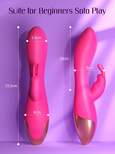 Yimooch Rabbit Vibrators Women Sex Toys, G Spot Vibrator For Clitoris Stimulation, Realistic Dildo Vibrator With 9 Powerful Vibrations Dual Motor Stimulator Adult Toys For Women Or Couple #TOP2