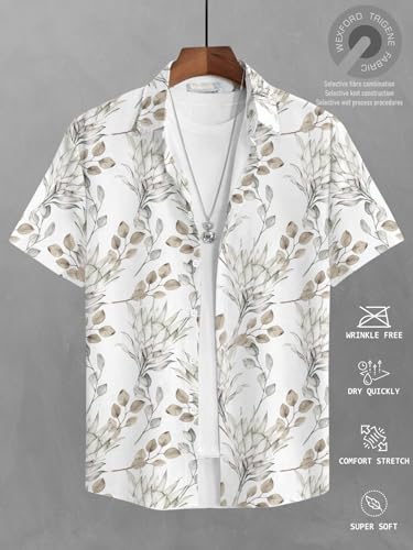 Image of BULLMER Trendy Regular Fit Printed Causal Shirt for Men - Pack of 1