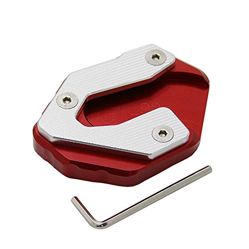 Yorten Placa de apoio para apoio de pé Acessórios para motocicleta Extensão ampliador de suporte lat