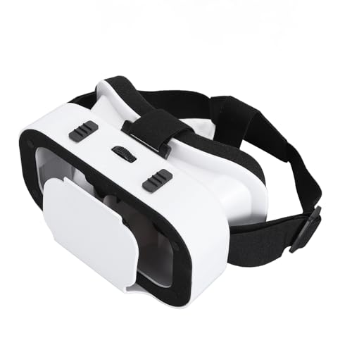 SIXRUN Gafas de Realidad Virtual, Gafas VR 3D con Distancia Ajustable Entre Pupilas de 45mm y Distancia de Objeto para Teléfonos iOS de 4.7-6.53 Pulgadas