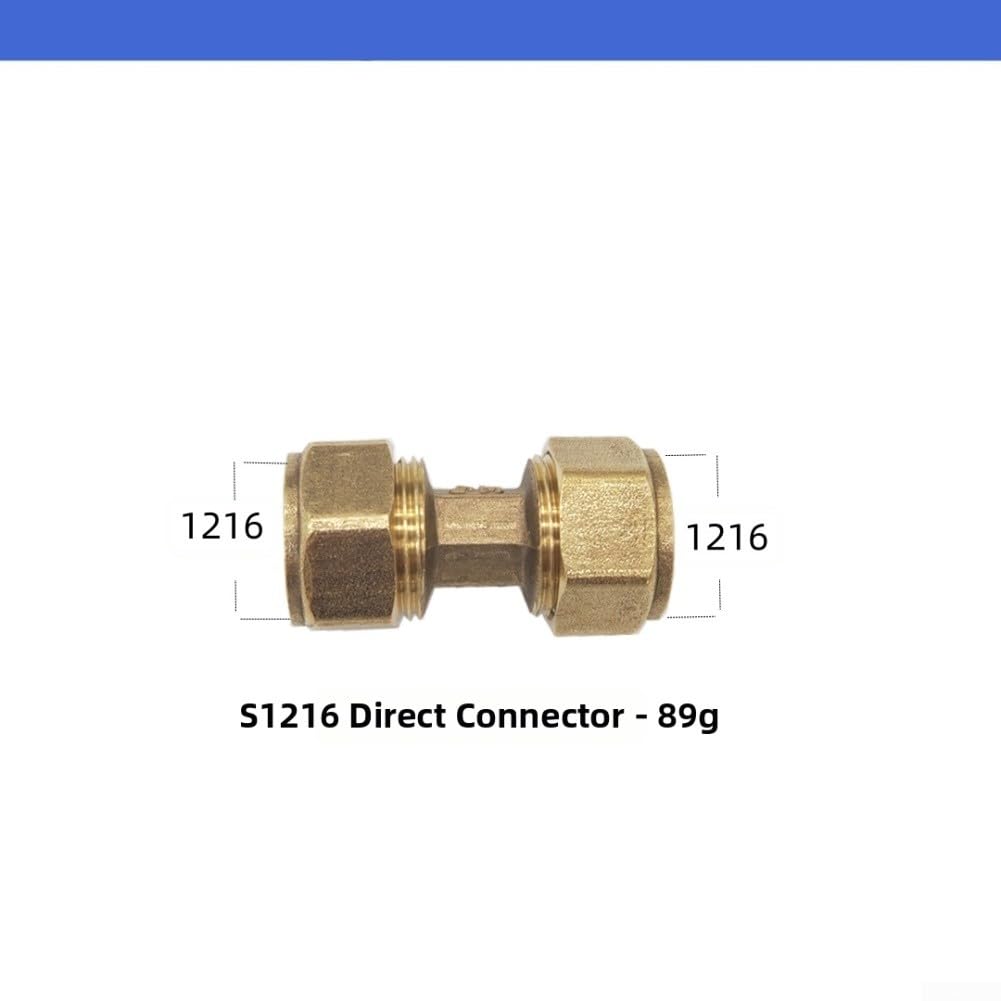Kit de accesorios PEX de empuje con codos y tees de latón sin plomo para fontanería, compatible con múltiples tipos de tuberías certificados según las normas NSF ANSI 61