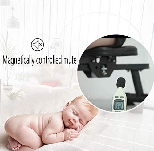 Image of Foldable Rowing Machines Rowing Machine Foldable Exercise Rowing Machine for Home Indoor Rower Fitness Cardio Hd Data Display Resistance Adjustment Maximum Load 120kg Abdominal Training