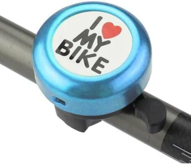 Kid's Bike Bell Vintage Aluminum Alloy Bicycle Bell Loud Crisp Sound Bike Horns Unicorn Cycling Bell Handlebars Bell for Bike Blue Bicycle Bell for Adults Girls Boy
