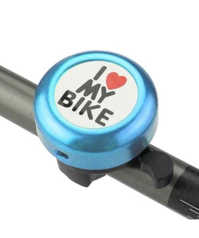 Kid's Bike Bell Vintage Aluminum Alloy Bicycle Bell Loud Crisp Sound Bike Horns Unicorn Cycling Bell Handlebars Bell for Bike Blue Bicycle Bell for Adults Girls Boy