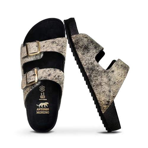ANTONIO MORENO Cow Hair Sandal - Genuine Leather Dressy Sandals