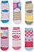 Jefferies Socks Little Girl's Sweat Treats Ice Cream/Donuts Fashion Crew Socks 6 Pair Pack Sockshosiery, Multi, Small