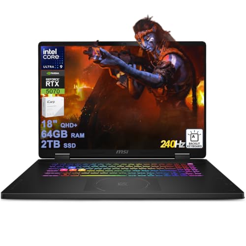 MSI �N���X�w�A 18 HX AI �Q�[�~���O�m�[�g�p�\�R�� 18�C���` QHD+ 240Hz (100% DCI-P3) Intel 24�R�A Ultra 9 275HX (>i9-14900HX) 64GB DDR5 2TB SSD GeForce 