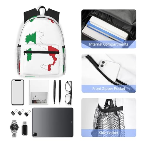 Sac à dos ordinateur portable EdWal avec imprimé graphique soigné et finitions premium - 6