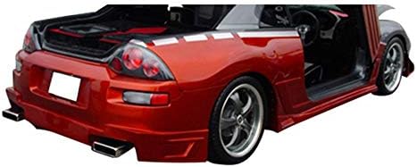 KBD Body Kits Compatible with Mitsubishi Eclipse 2000-2005 Blits Style 1 Piece Flexfit Polyurethane Rear Bumper. Extremely Durable, Easy Installation, Guaranteed Fitment, Made in the USA!