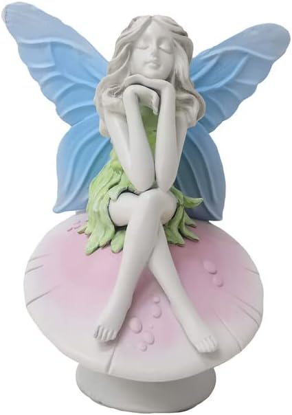 Spoontiques - Decorative Garden Statue - Colorful Home Décor for Indoor or Outdoor Use - Patio Decoration - Garden Accessory - Fairy Garden Statue