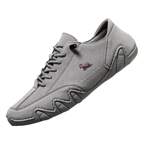 Scarpe da uomo estive, leggere, traspiranti, comode, da trekking, da uomo, da lavoro, da uomo, da donna, eleganti, per il tempo libero, da uomo, grigio., 48 EU