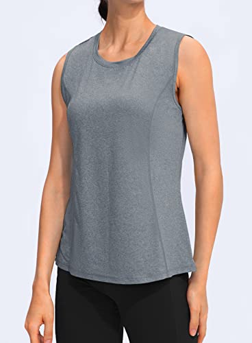 YYV Women's Workout Tank Tops Lightweight Sleeveless Shirts for Women Loose Fit Tops for Athletic Running Tennis Yoga2