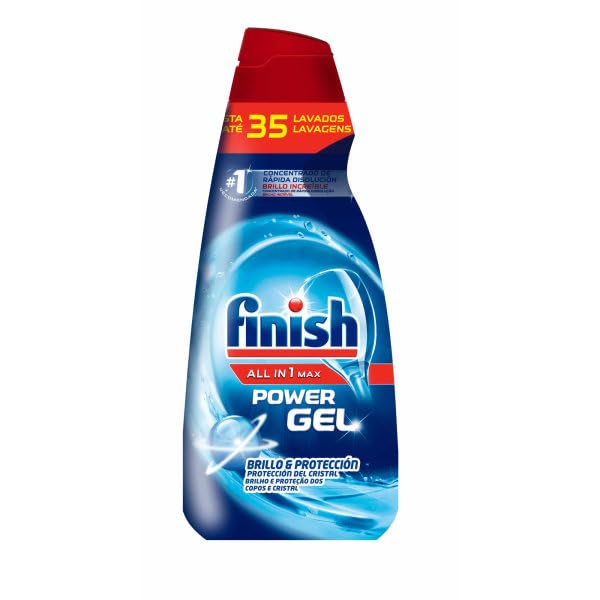 Miniatura 5 de Finish All in 1 Max Power Gel lavavajillas - brillo y protección - 70 lavados