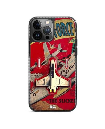 Image of DailyObjects Case for iPhone 13 Pro Max Compatible with Mag-Safe Wireless Charging, Stride 2.0 Jet Ranger Slim Shockproof Back Cover with Inner Magnetic Ring