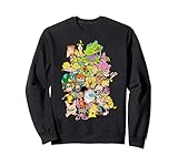 Nickelodeon 90's Character Pile Up Sweatshirt Sweatshirt