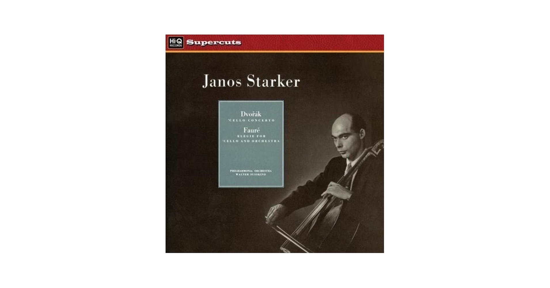 Janos Starker Dvořák & Fauré レコード