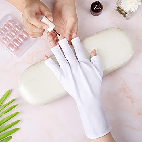 Gel Maniküre Handschuhe UV Shield Handschuhe Fingerlose Handschuhe Schützen Hand für Nagellack Nagel Kunst Trockner 3… – Bild 4