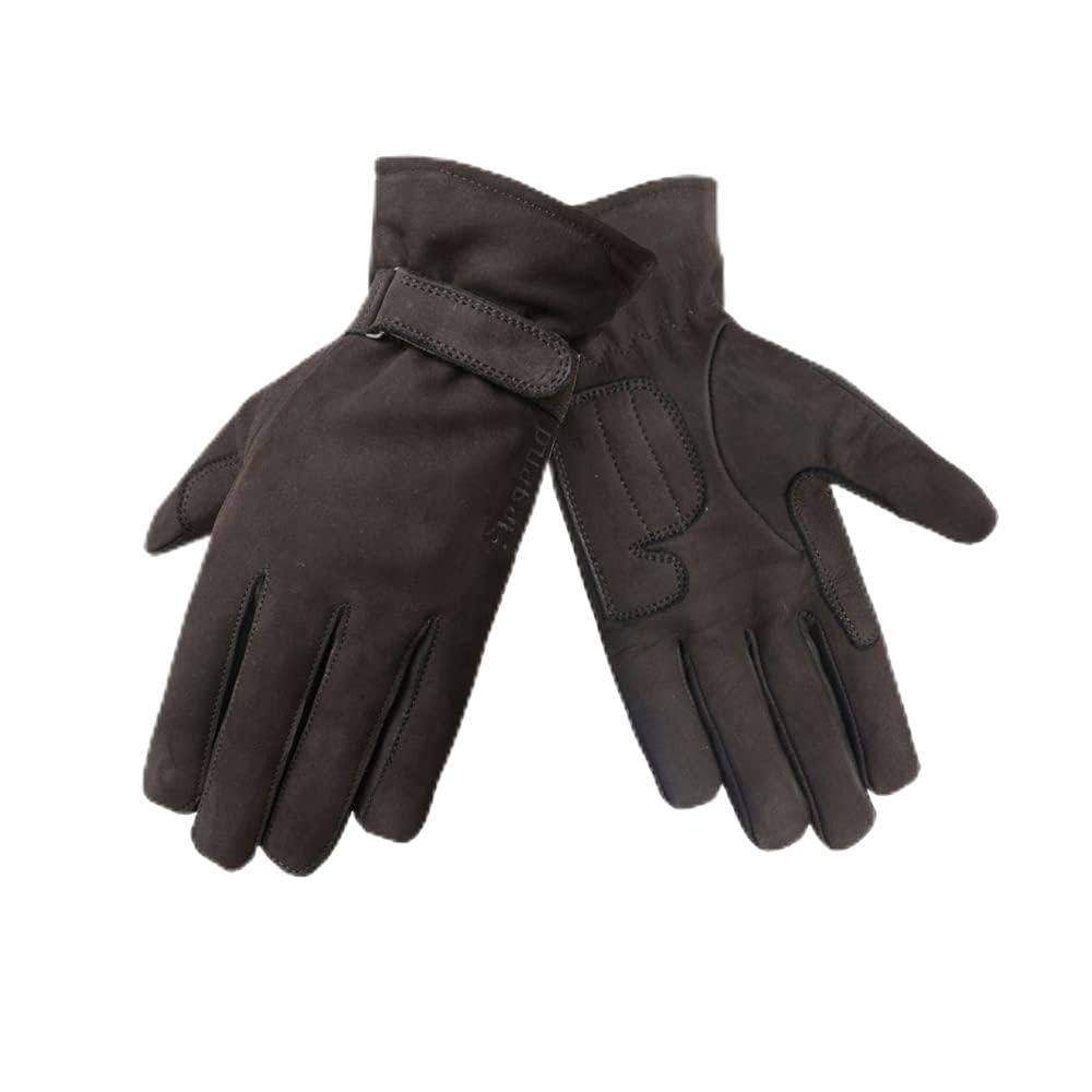 Fear | Guante de Moto Invierno Impermeable y Transpirable - Accesorio Vintage de 100% Piel Vaca con Inserción de Kevvlar en la Palma - Forro Invierno 3M y Protección Homologado CE