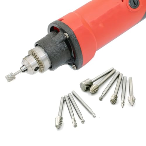 Set de 10 Puntas Rotarias para Taladro con Mango Redondo miniatura 6