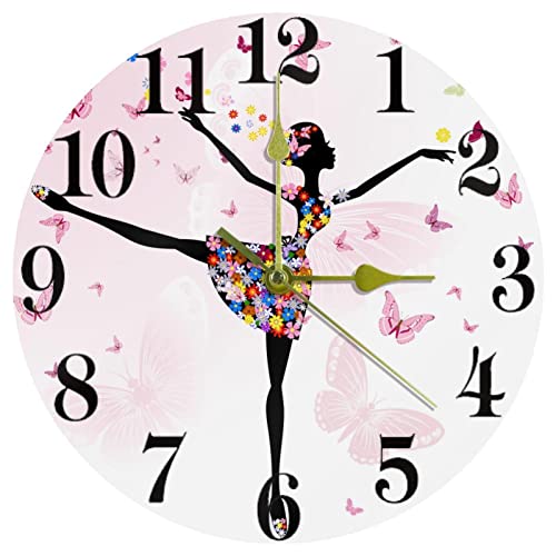 Horloge murale silencieuse Dancing Girl 25.4 cm quartz - 2