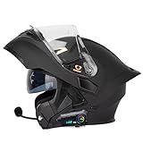 Bluetoothバイクヘルメット システヘ ダブルシールド オールシーズン 耐衝撃 男女兼用 SOMAN-955 (A1,S) [並行輸入品]