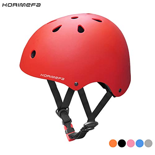 KORIMEFA Kids Bike Helmet Toddler Helmet Adjustable Multi-Sport Helmet for Kids 3-8 Years
