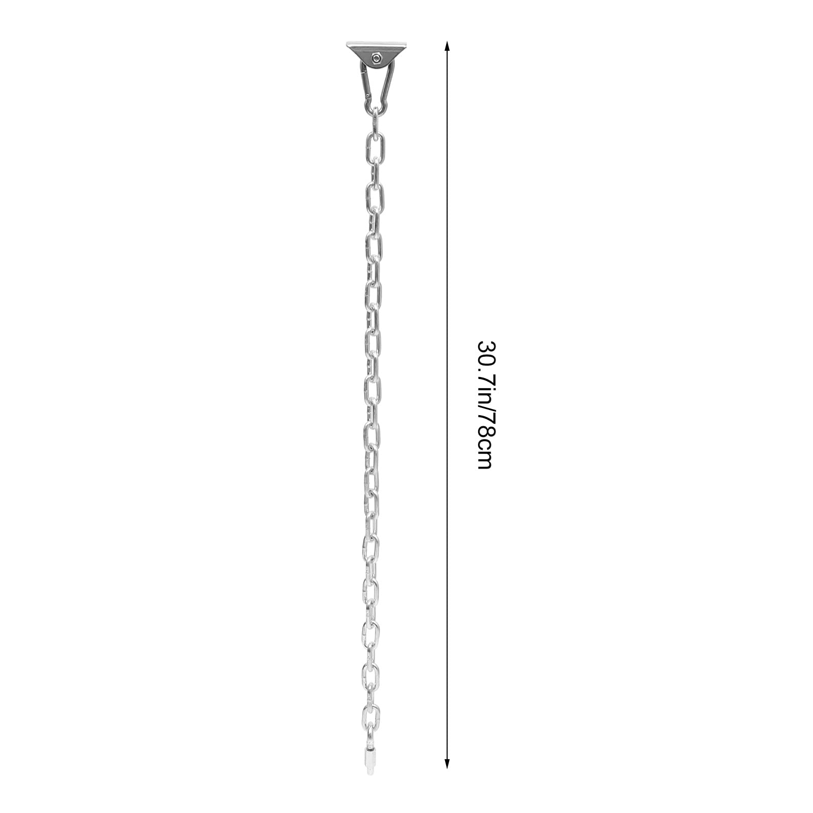 Kisangel 1 Set Swing Hanging Kit Swing Fixing Chains and Hooks for Indoor Outdoor Use High Strength Lightweight Design Sandbags and More