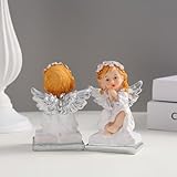 Zoom IMG-2 ifundom 2 pezzi scultura angelo Zoom IMG-2 ifundom 2 pezzi scultura angelo