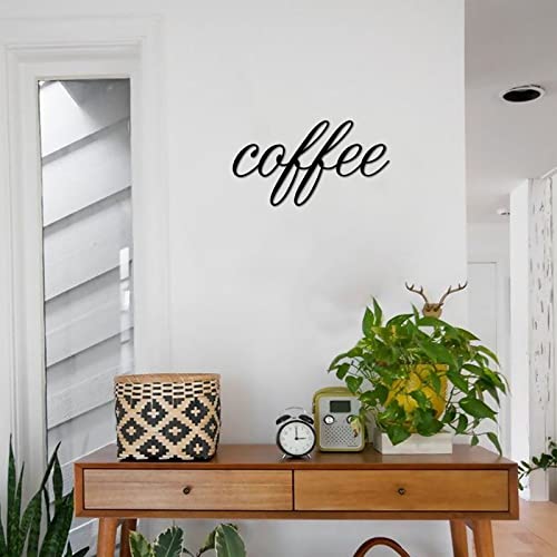 Plaque en métal en forme de café pour sublimer votre intérieur maison douce